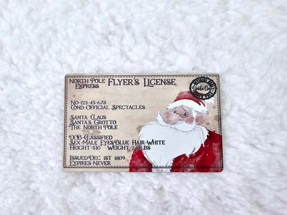 Santa Flying License