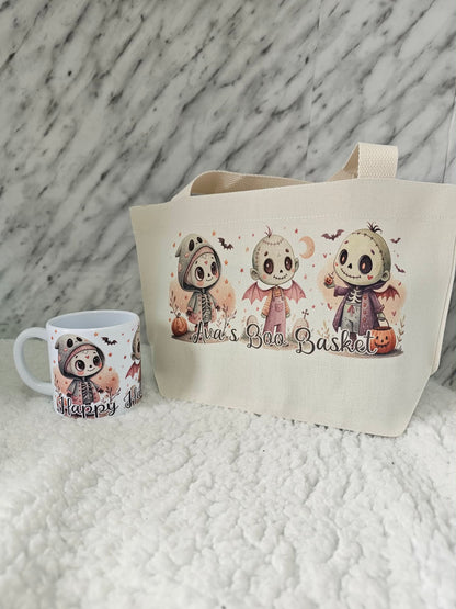 Personalised Boo Basket & Mug