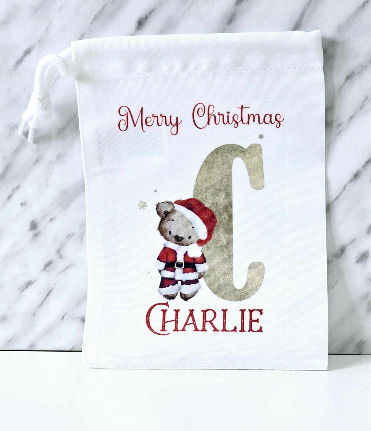 Personalised Mini Christmas Sack