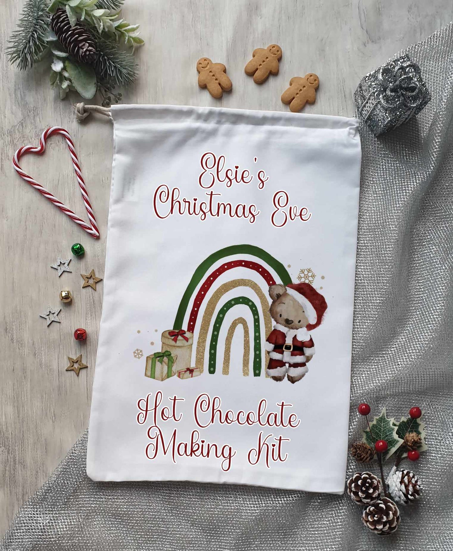 Personalised Hot Chocolate Making Kit Bag