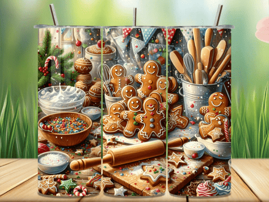 Gingerbread Baking Tumbler