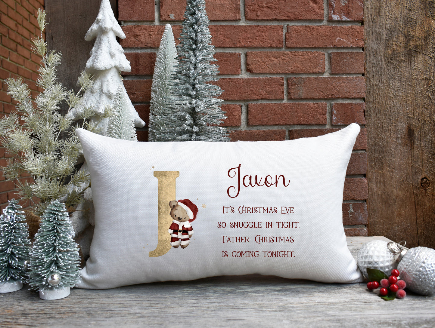 Personalised Christmas Pillowcase