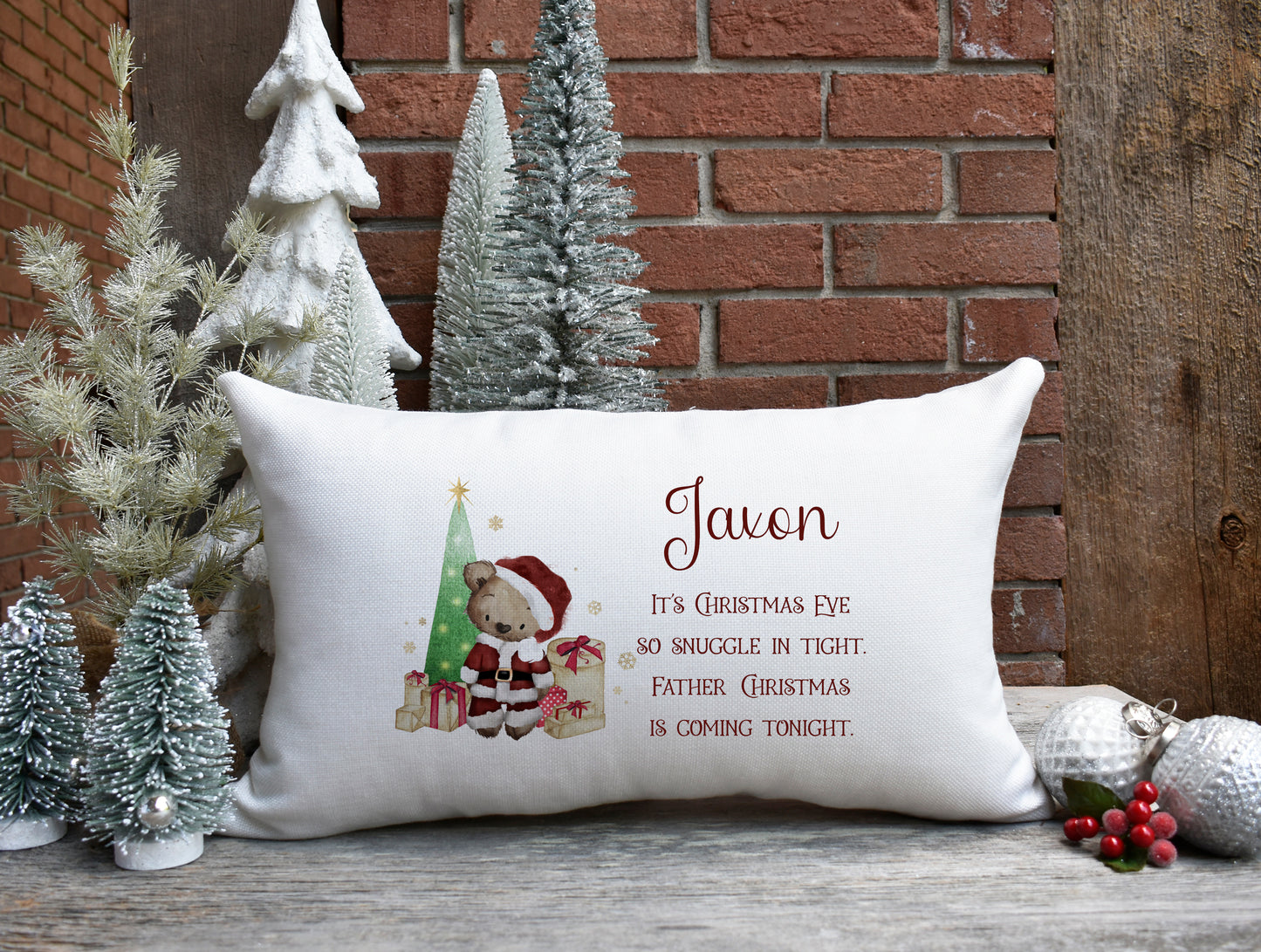 Personalised Christmas Pillowcase