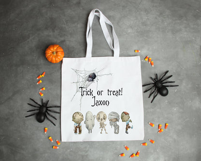 Personalised Halloween Trick Or Treat Bag