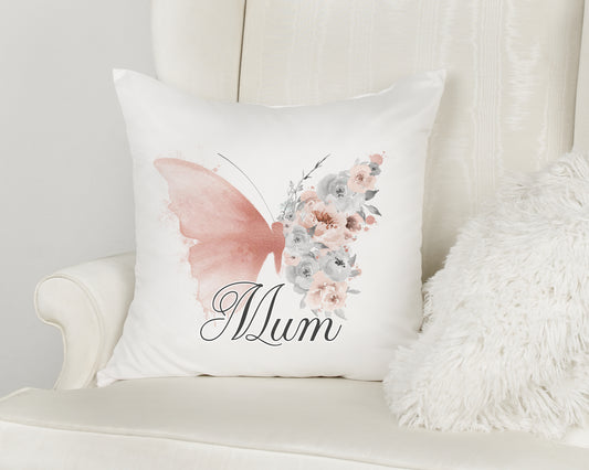 Floral Butterfly Cushion