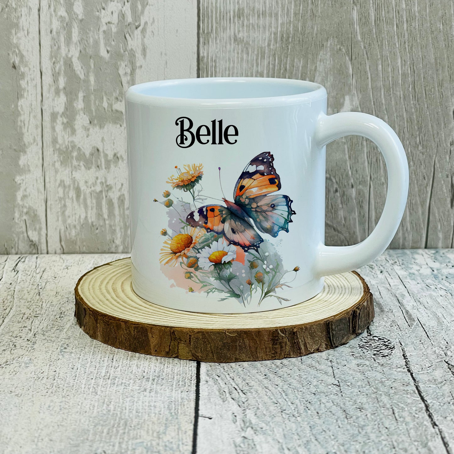 Personalised Animal 6oz Polymer Kids Mug