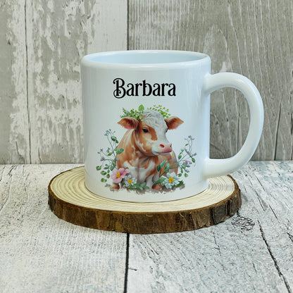 Personalised Animal 6oz Polymer Kids Mug