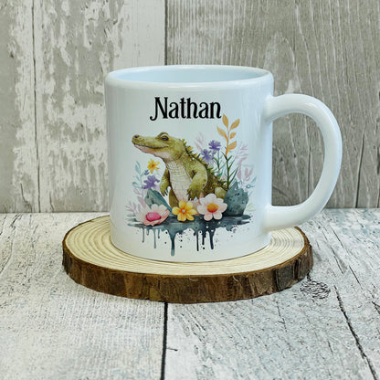 Personalised Animal 6oz Polymer Kids Mug