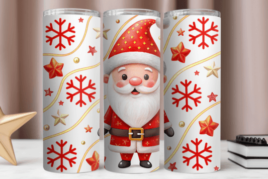 Cute Santa Christmas Tumbler