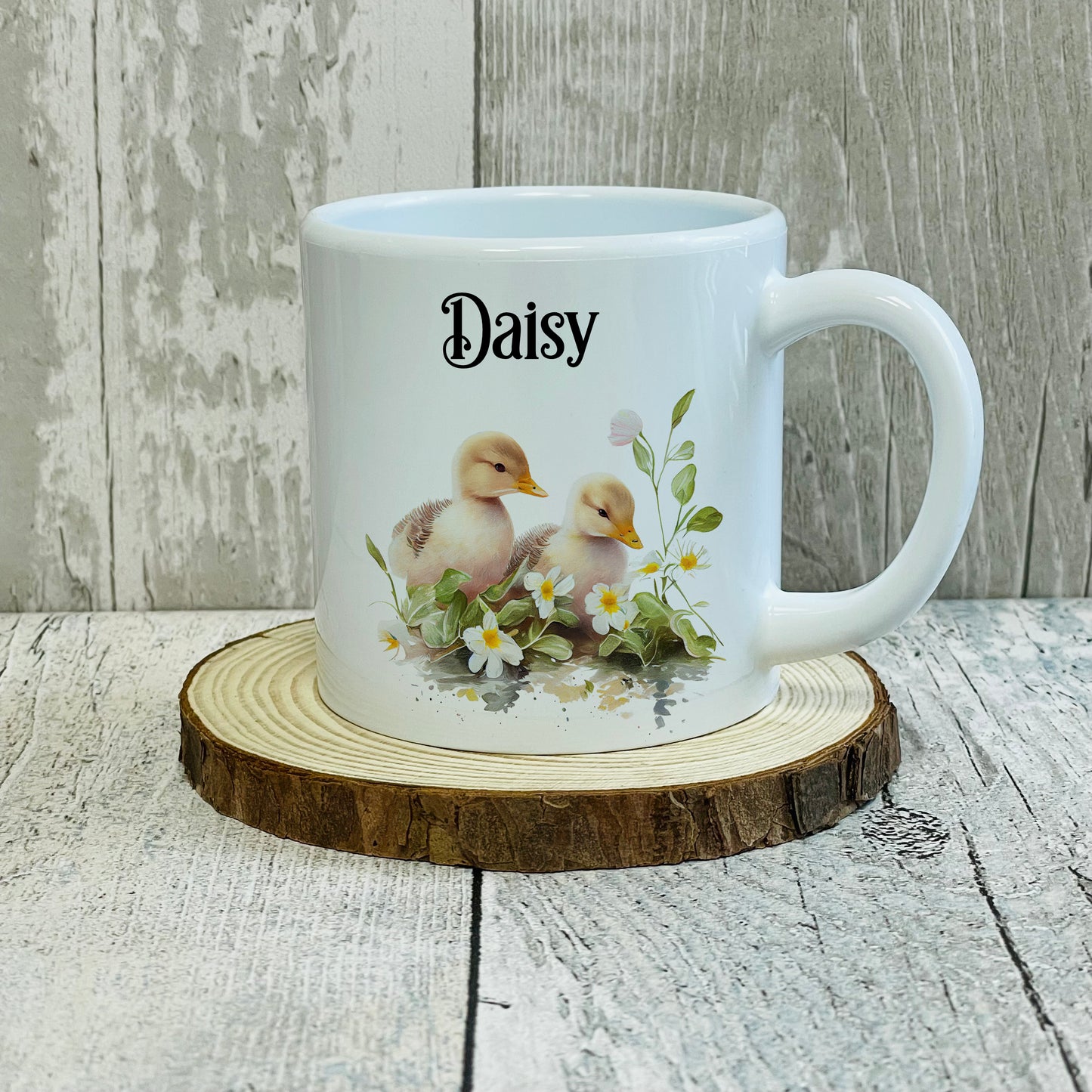 Personalised Animal 6oz Polymer Kids Mug