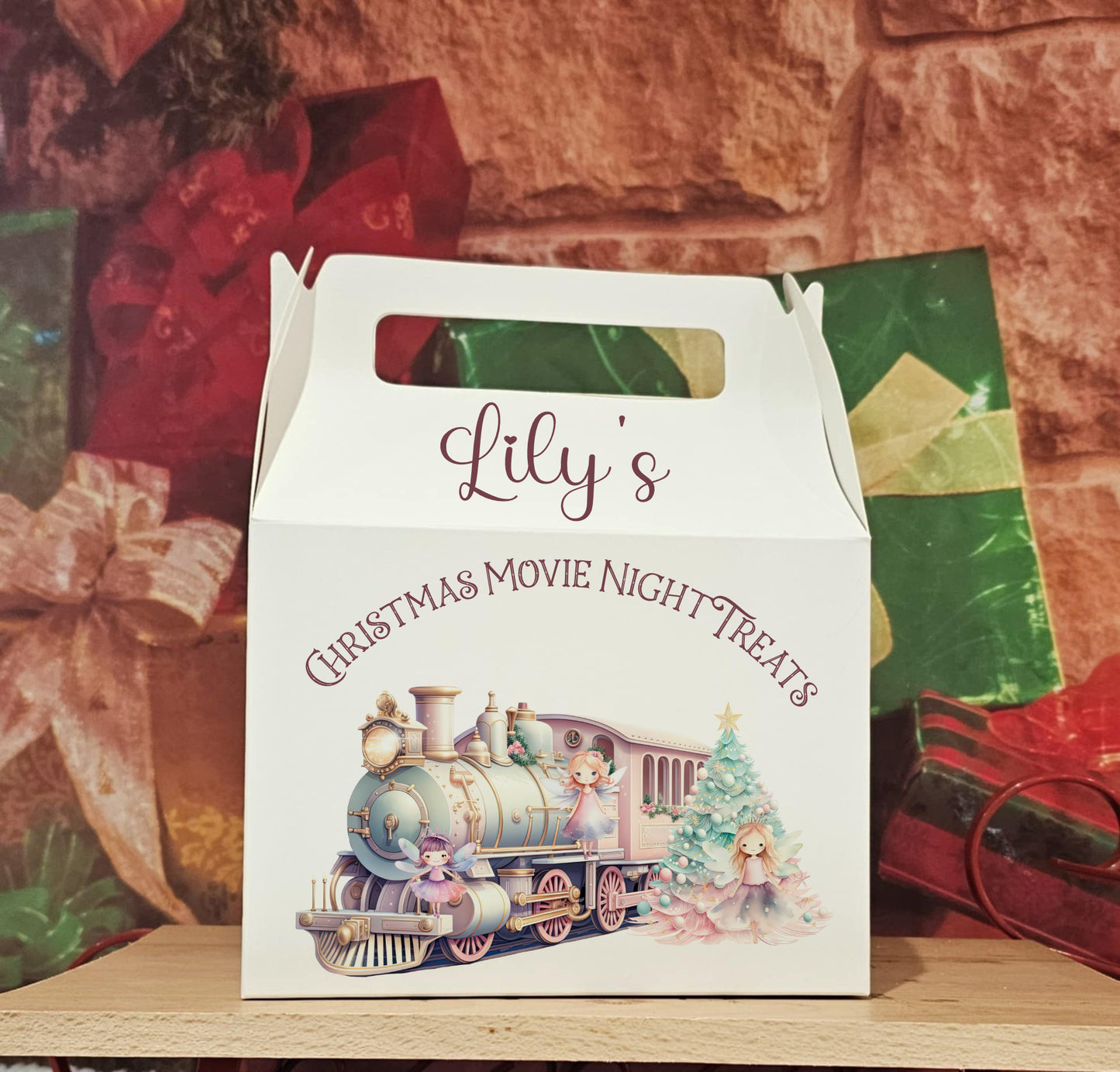 Personalised Fairy Train Treat Box
