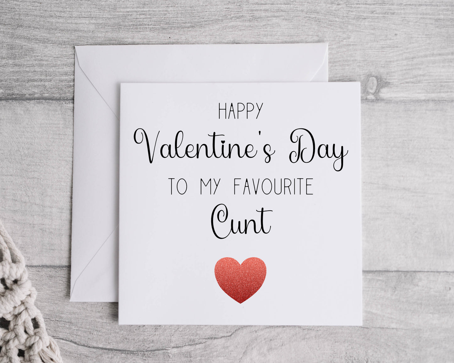 Rude Sweary Valentine Card