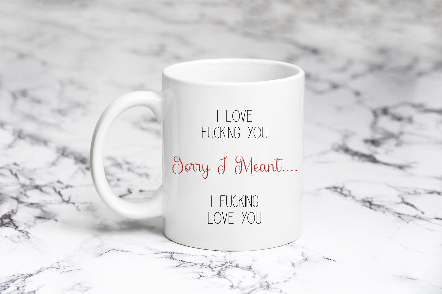 Rude Sweary Valentine Mug