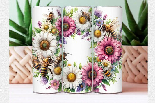 Bee Floral Wreath