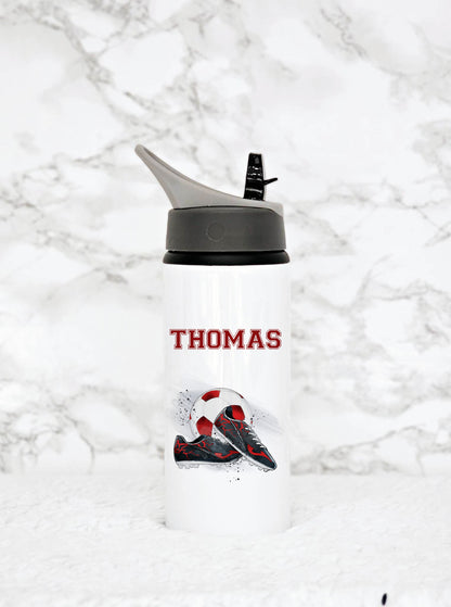 Personalised Football Water Bottle