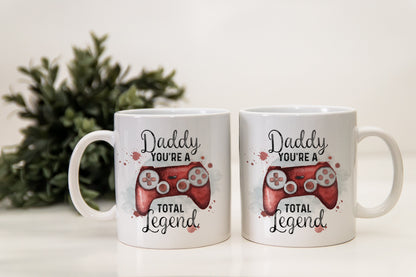 Personalised Father's Day Gamer Mug