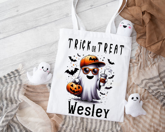 Personalised Halloween Mini Kids Tote Bag