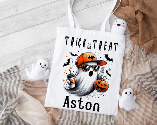 Personalised Halloween Mini Kids Tote Bag