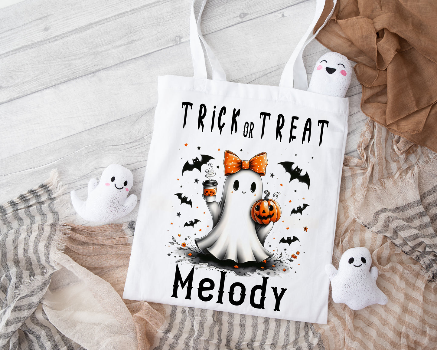 Personalised Halloween Mini Kids Tote Bag