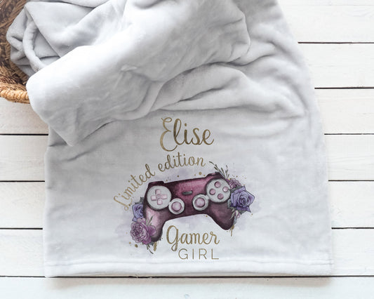Gamer Blanket Floral