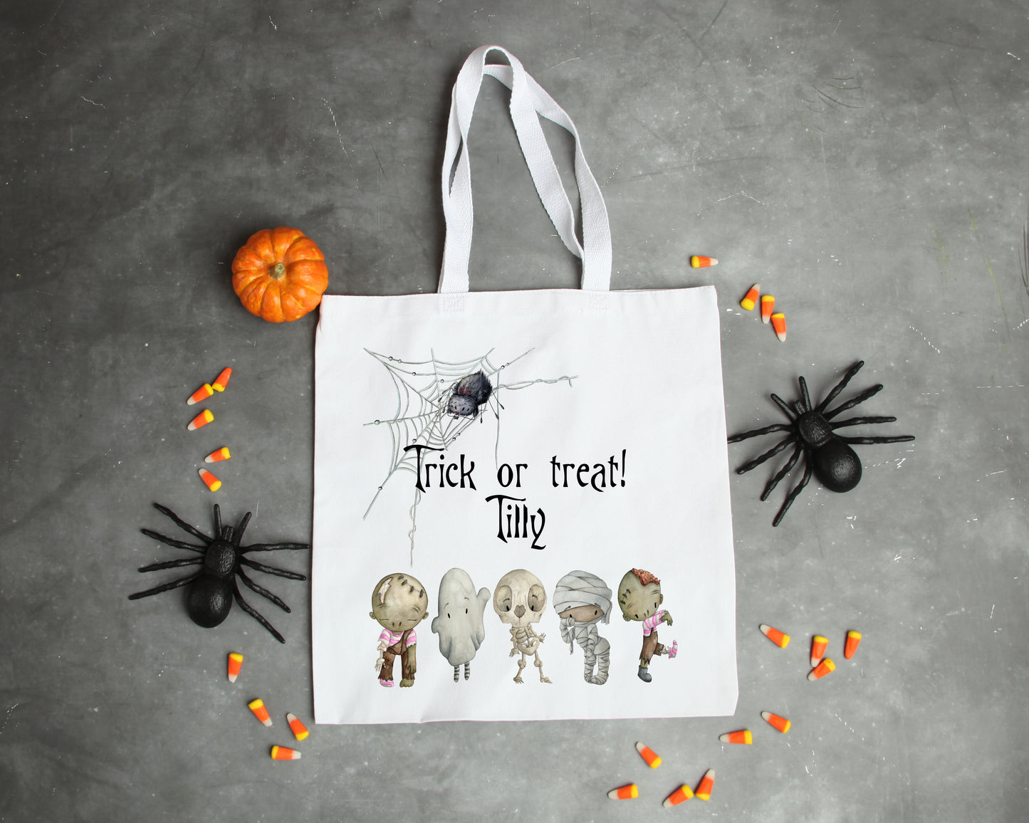 Personalised Halloween Trick Or Treat Bag