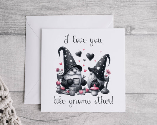 Valentine Gnome Card