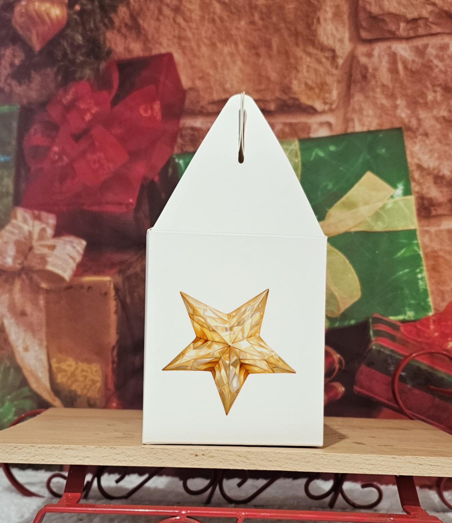 Personalised Gold Train Treat Box