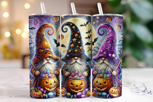 Pumpkin Gnome Halloween Tumbler