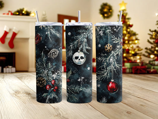 Gothic Christmas Tumbler