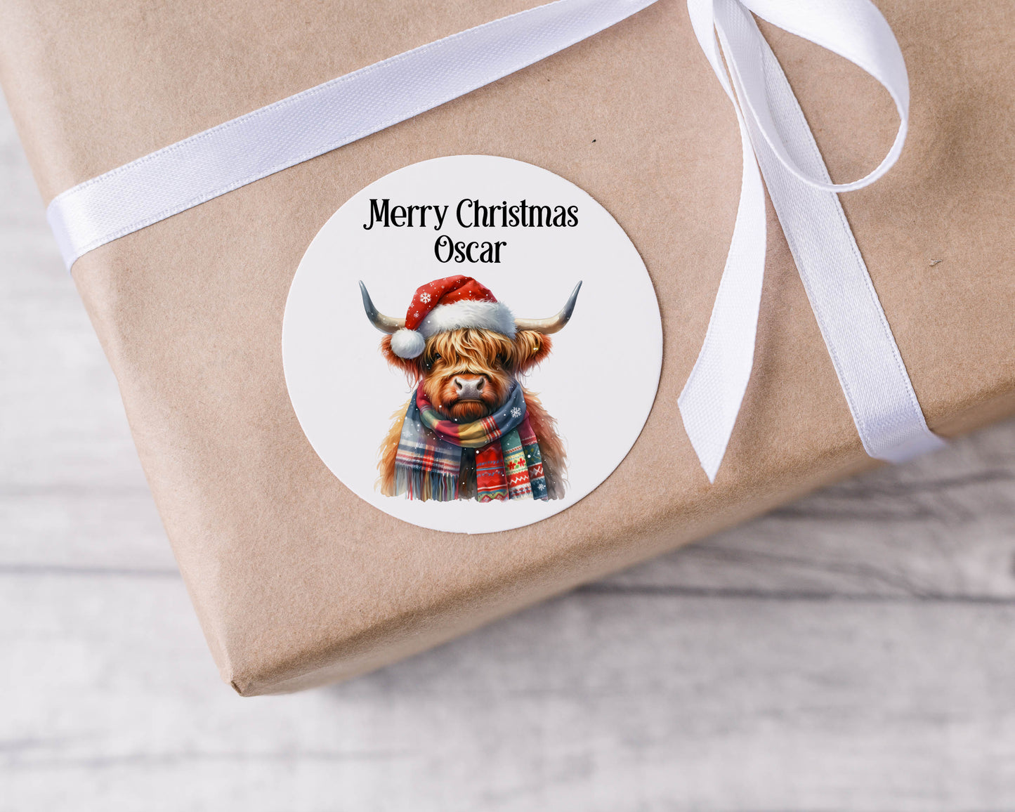 Personalised Christmas Stickers