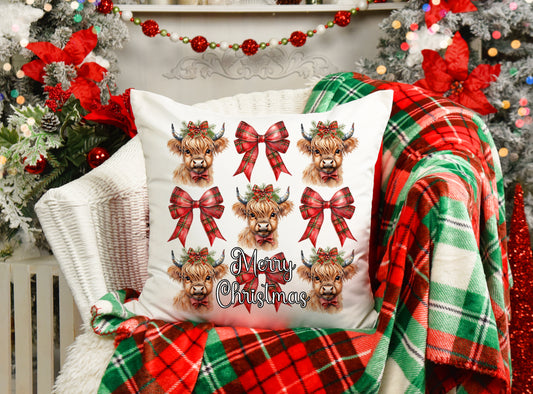 Coquette Christmas Cushion