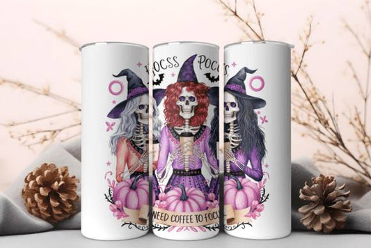 Hocus Focus Halloween Tumbler
