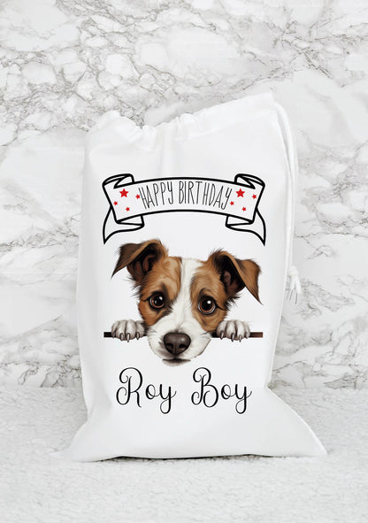 Personalised Dog Birthday Sack