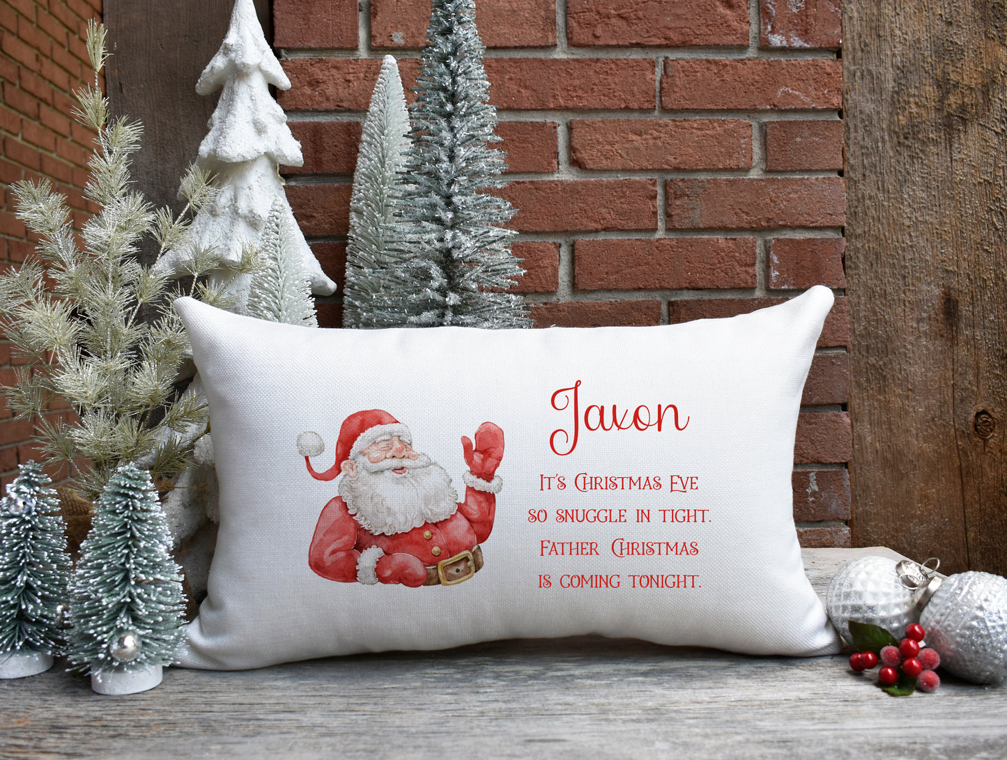 Personalised Christmas Pillowcase