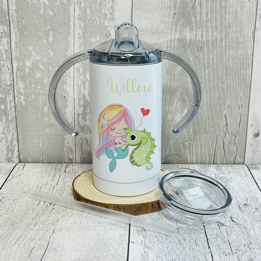 Personalised Mermaid Sippy Cup