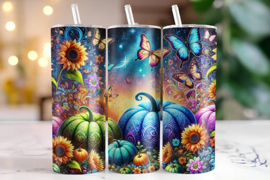 Multicolour Pumpkin Tumbler