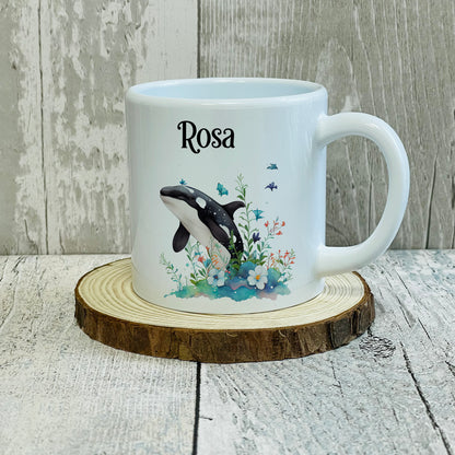 Personalised Animal 6oz Polymer Kids Mug