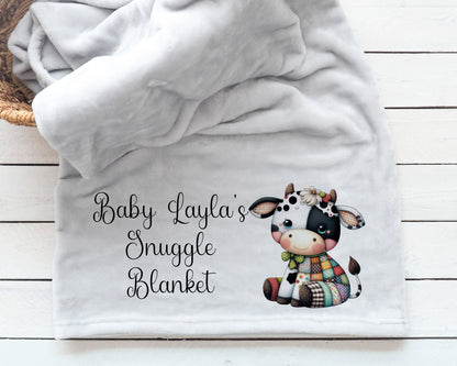 Personalised Baby Patchwork Blanket