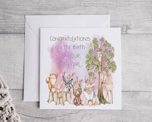 New Baby Congratulations Card