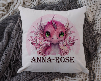 Personalised Rainbow Dragon Cushion