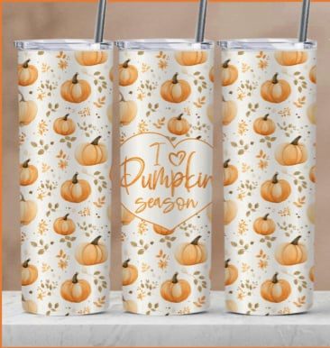 Pumpkin Season Halloween Tumbler