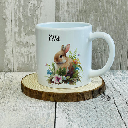 Personalised Animal 6oz Polymer Kids Mug