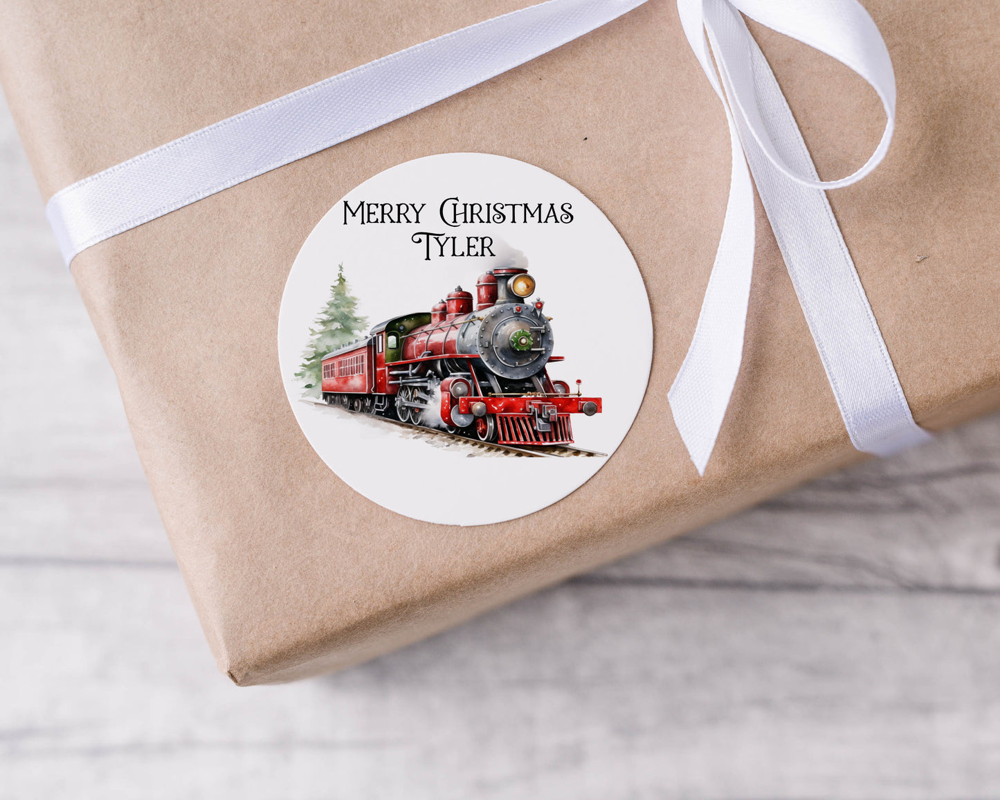 Personalised Christmas Stickers