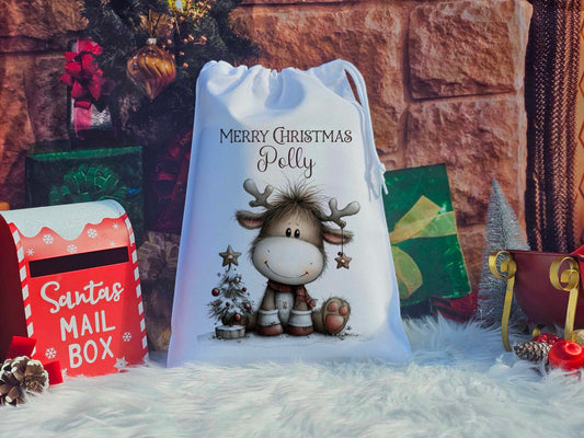 Whimsical Reindeer Smiling