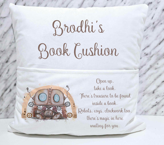 Personalised Robot Book Reading Cushion