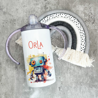 Personalised Robot Sippy Cup