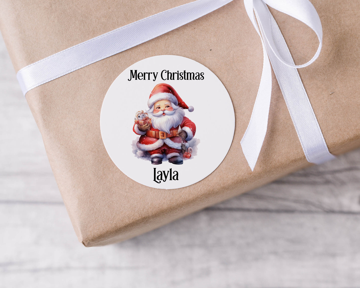 Personalised Christmas Stickers