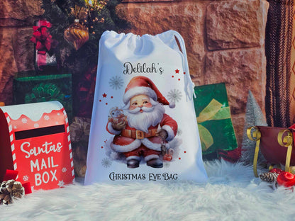 Personalised Santa Christmas Eve Sack