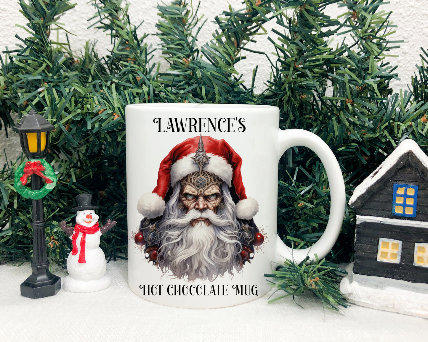 Gothic Santa Christmas Mug