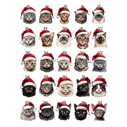 Personalised Cat Christmas Blanket